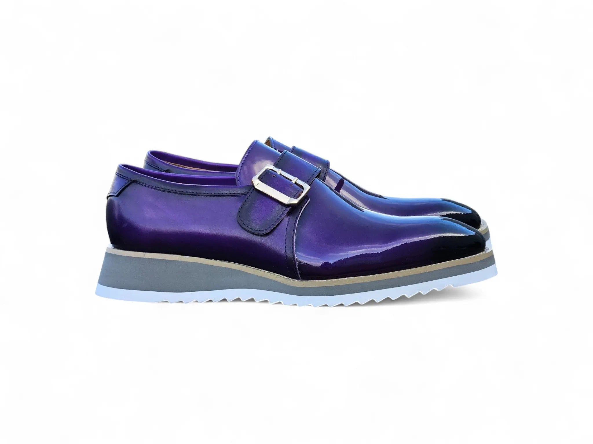 Gorgeous Patent Leather Monkstrap Slip on Carrucci