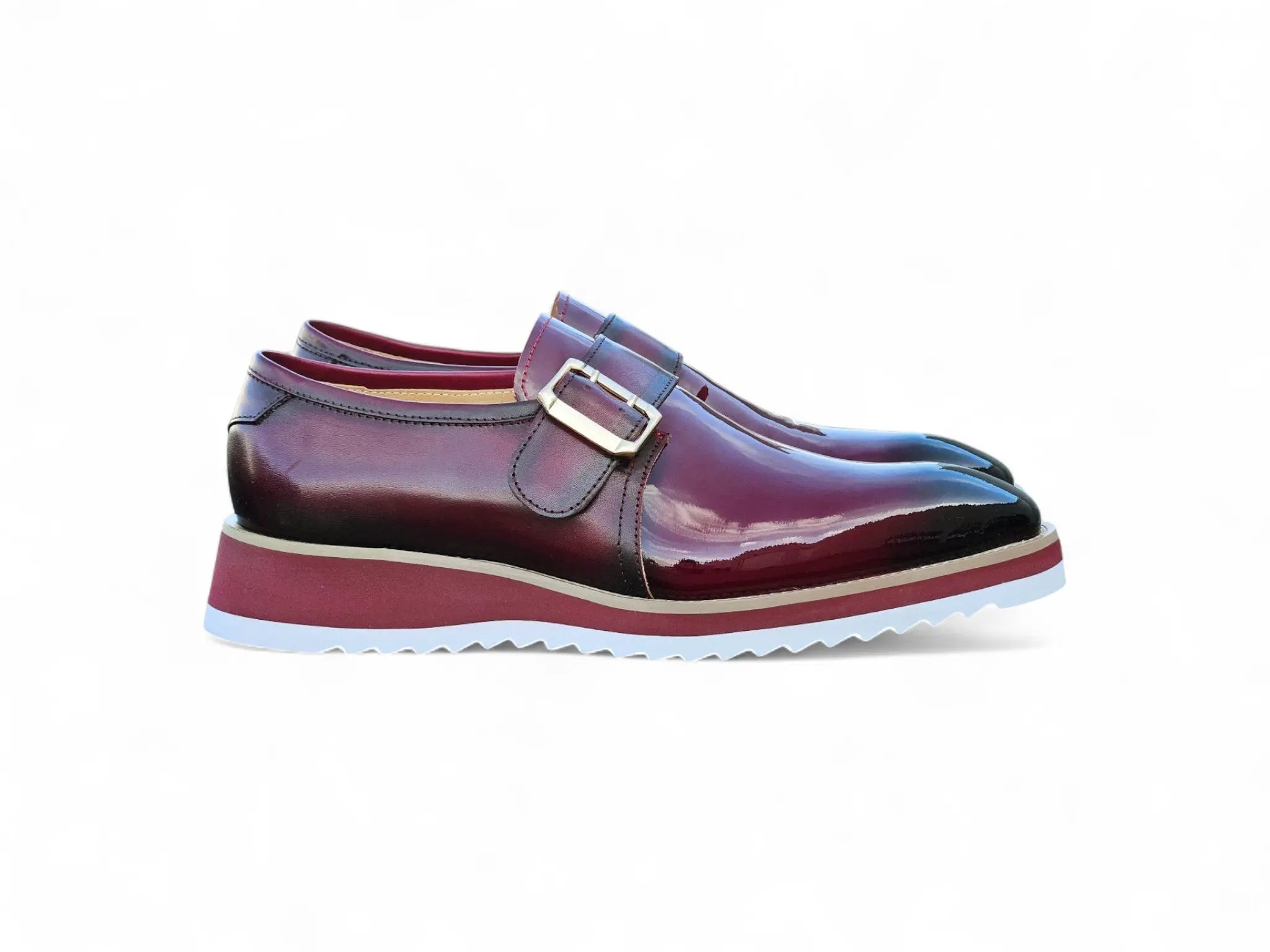 Gorgeous Patent Leather Monkstrap Slip on Carrucci
