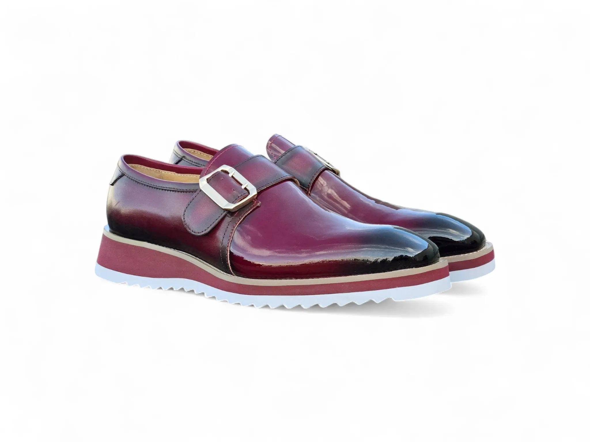 Gorgeous Patent Leather Monkstrap Slip on Carrucci