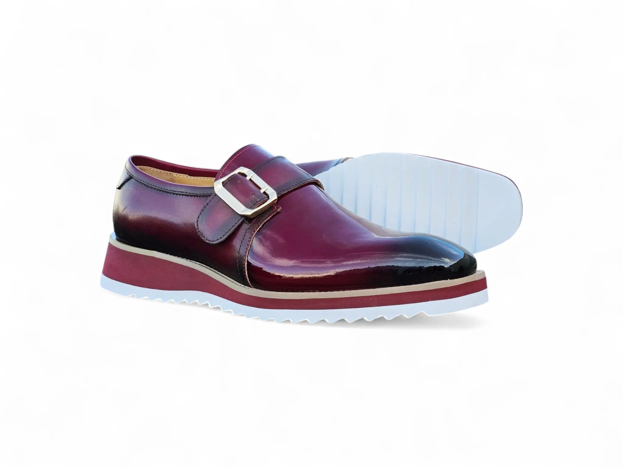 Gorgeous Patent Leather Monkstrap Slip on Carrucci
