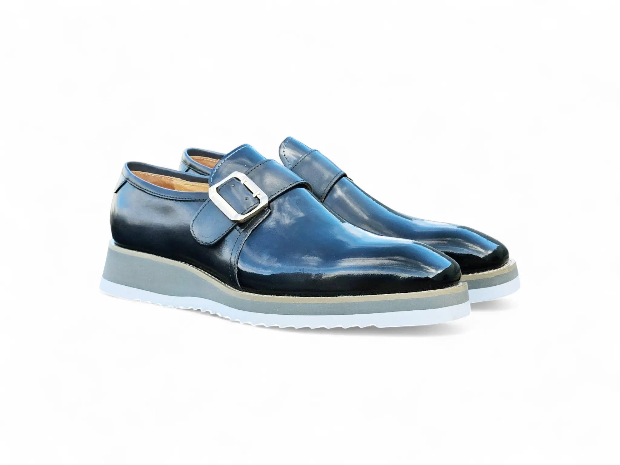 Gorgeous Patent Leather Monkstrap Slip on Carrucci