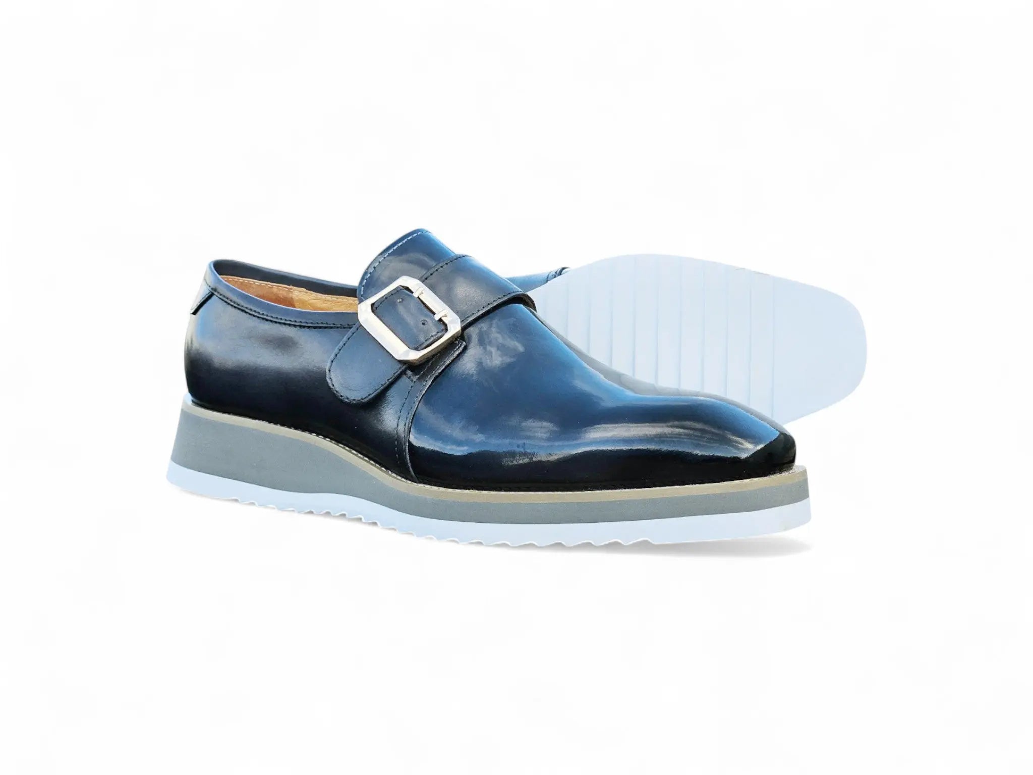 Gorgeous Patent Leather Monkstrap Slip on Carrucci