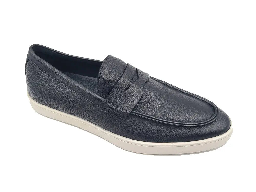 Gorgeous Patina Burnished Penny Loafer Sneaker Carrucci