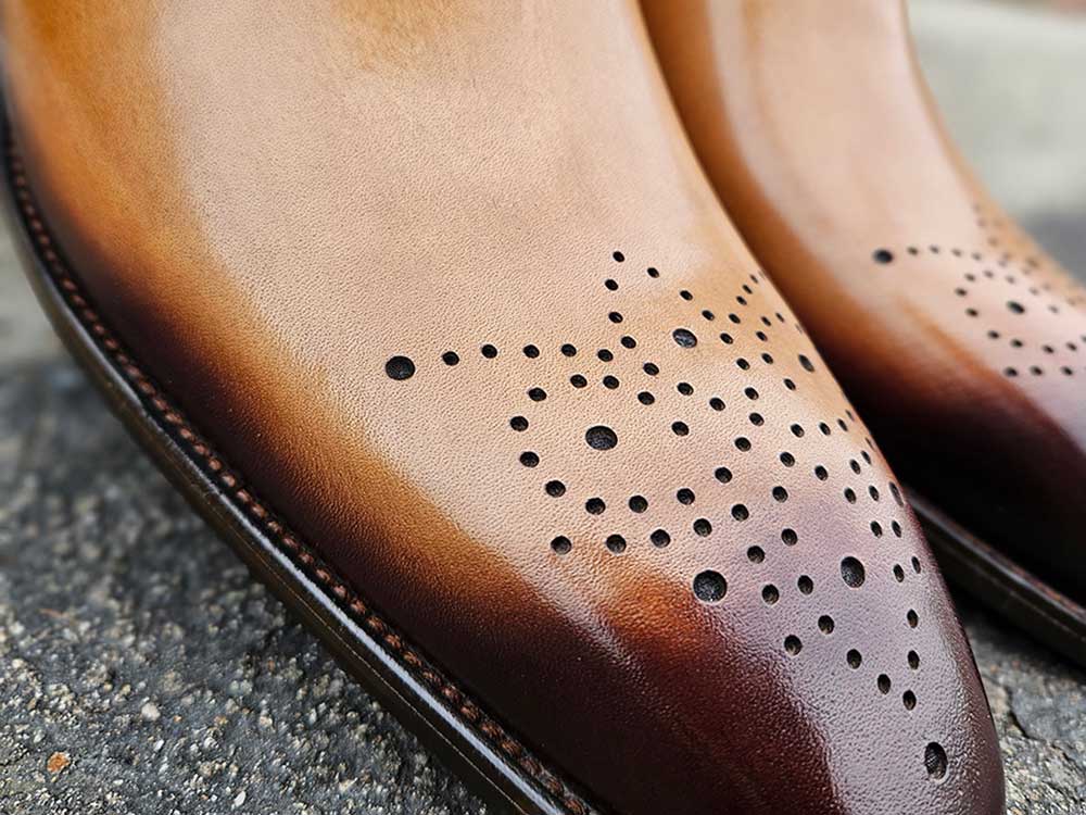 Hand Burnished Wholecut Calf Oxford Carrucci