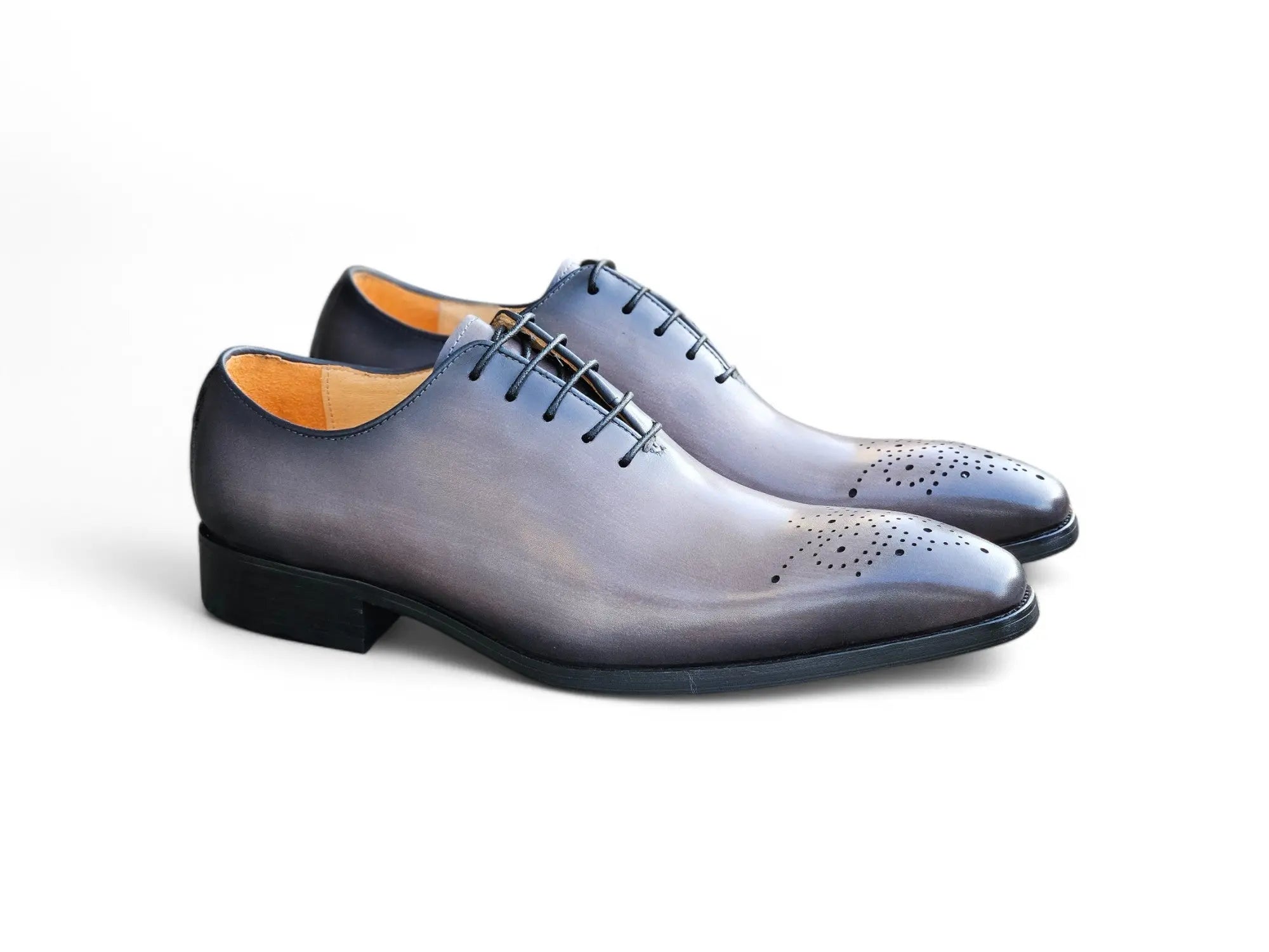 Hand Burnished Wholecut Calf Oxford Carrucci