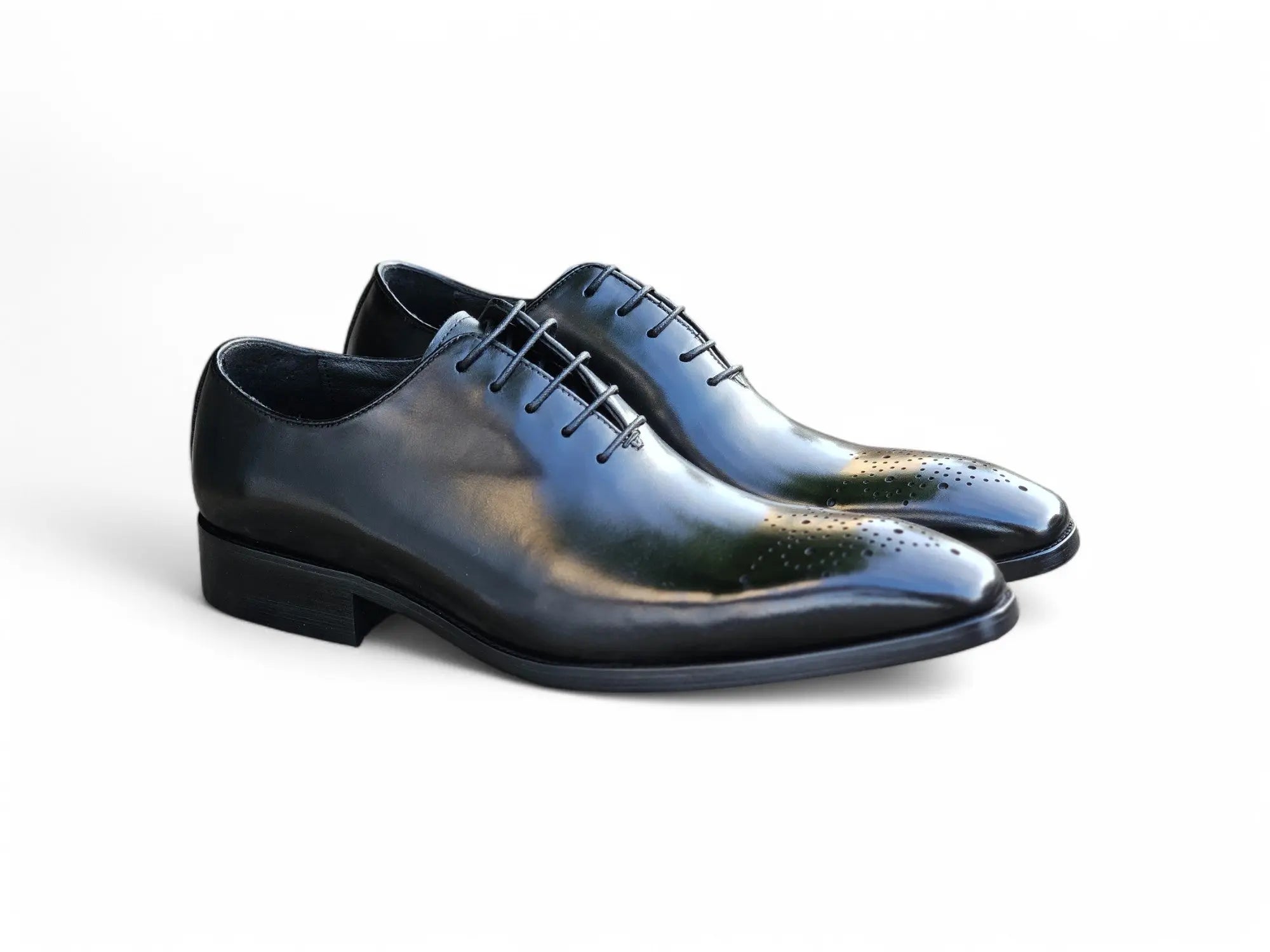 Hand Burnished Wholecut Calf Oxford Carrucci