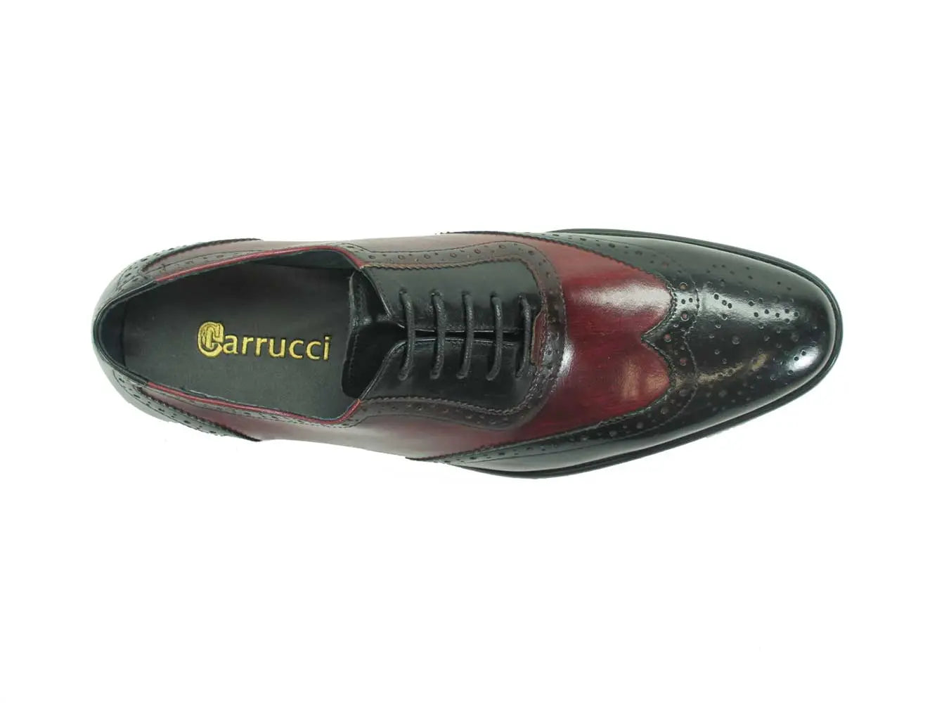 Hand Finished Wingtip Medallion Oxford Carrucci
