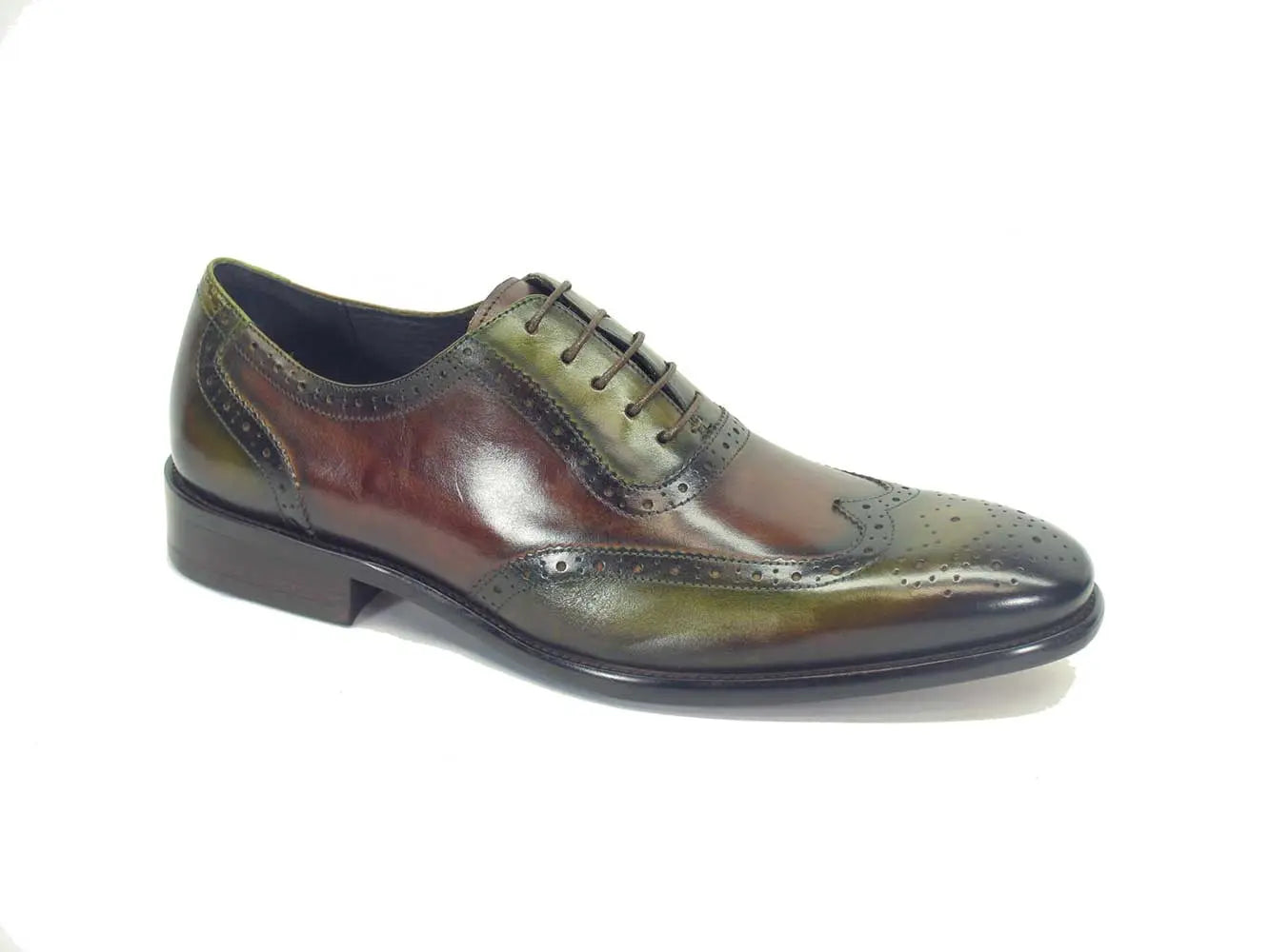 Hand Finished Wingtip Medallion Oxford Carrucci