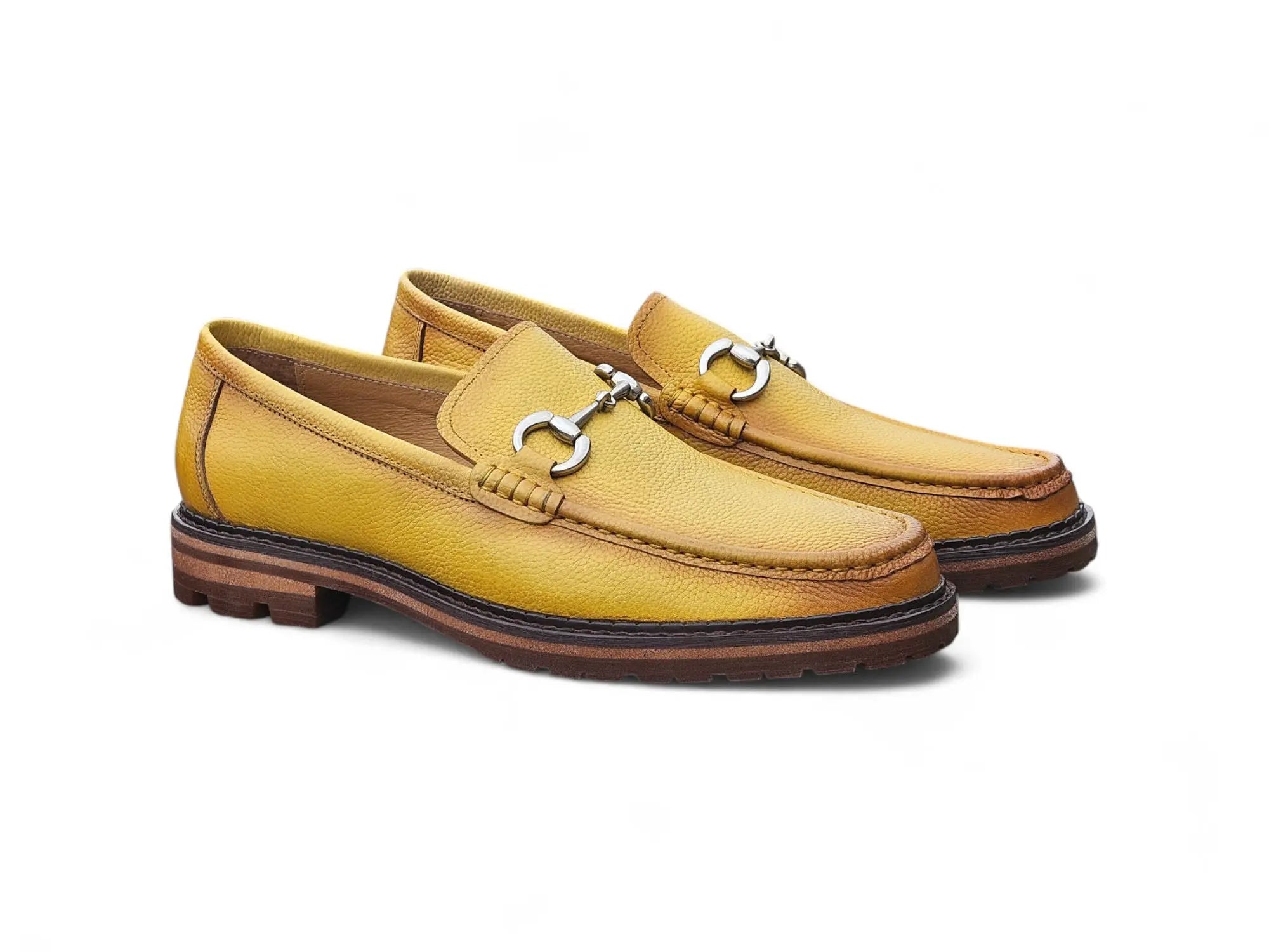Horsebit Loafer Lug Sole Carrucci