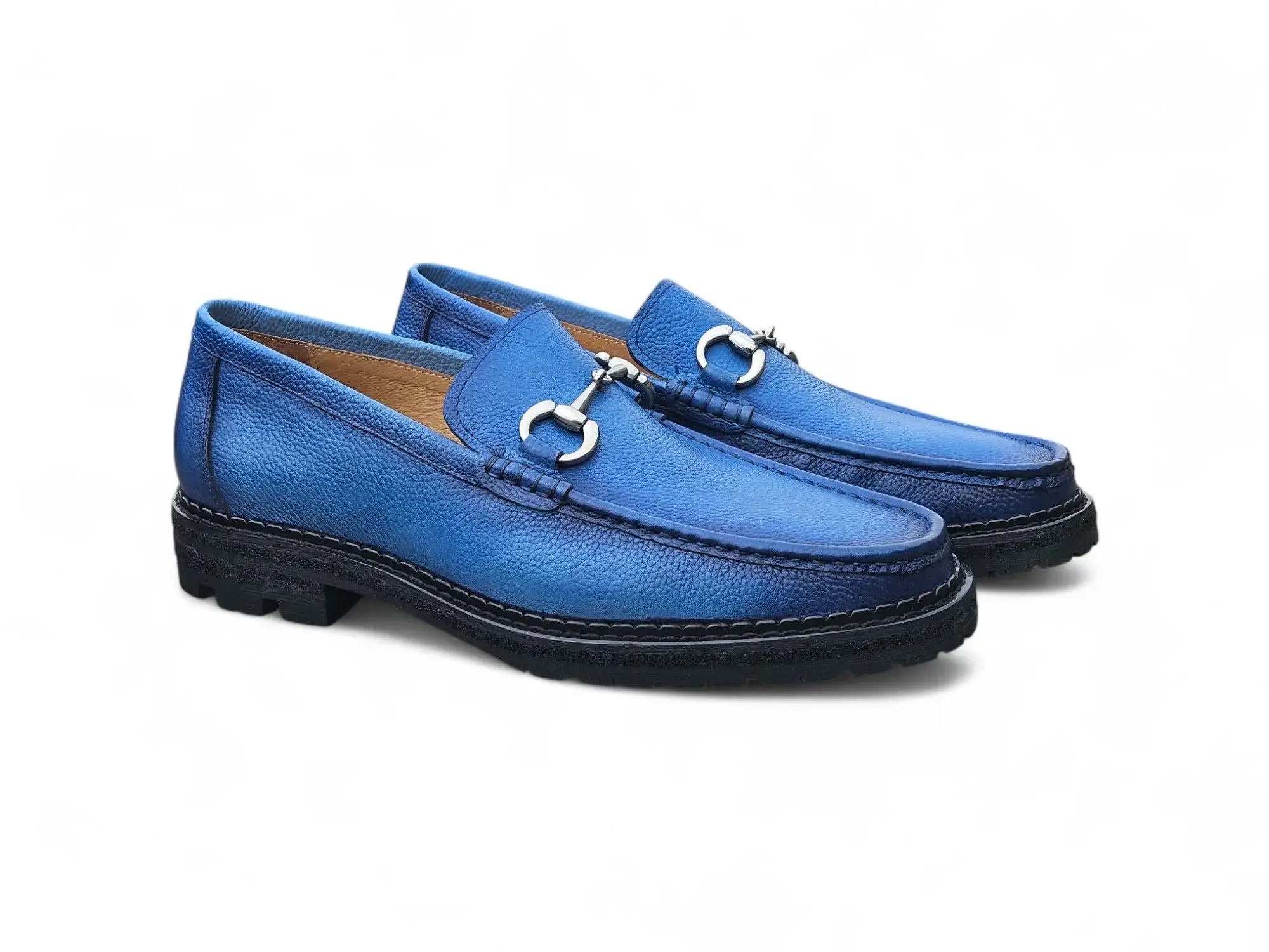 Horsebit Loafer Lug Sole Carrucci