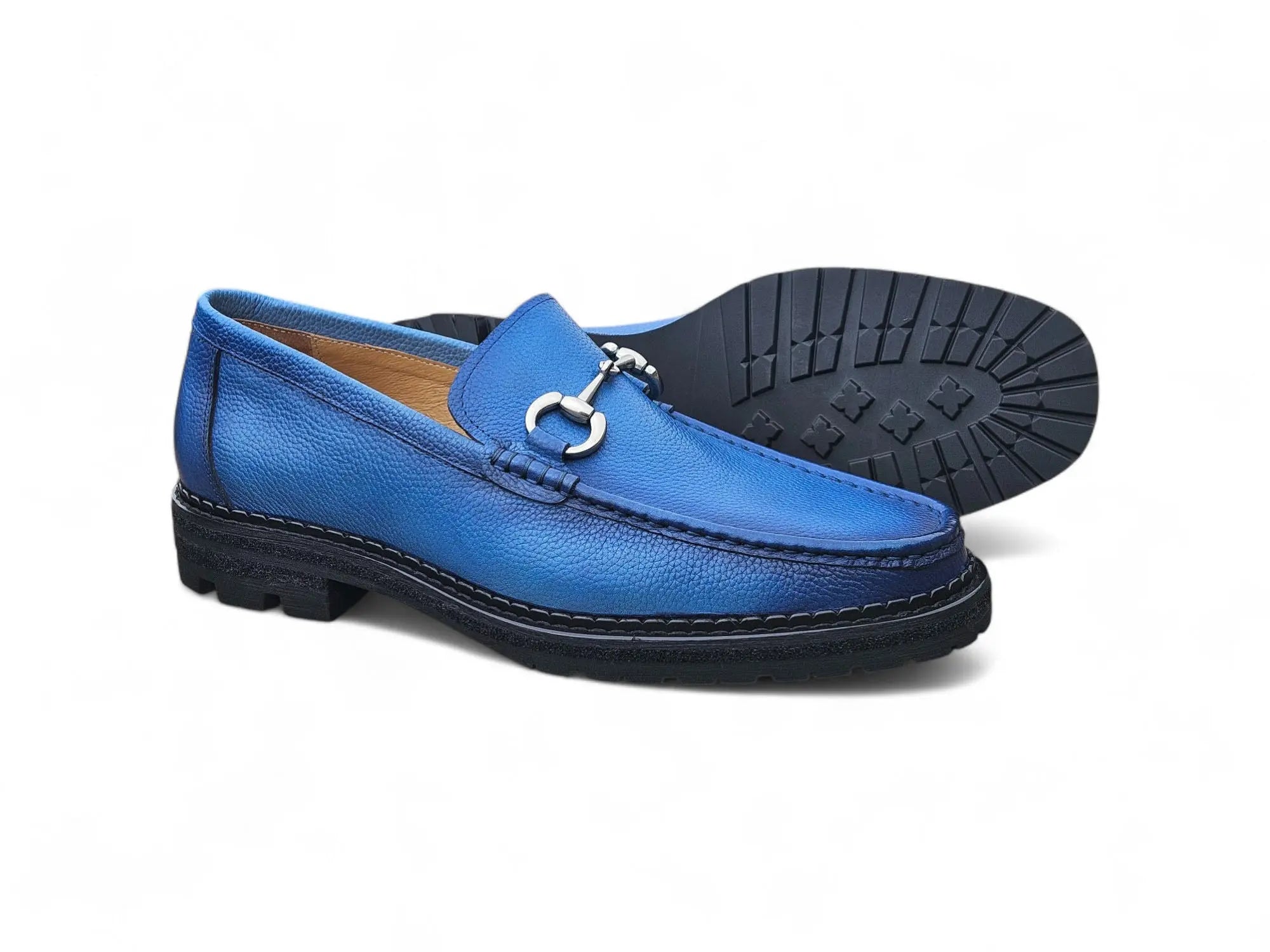 Horsebit Loafer Lug Sole Carrucci
