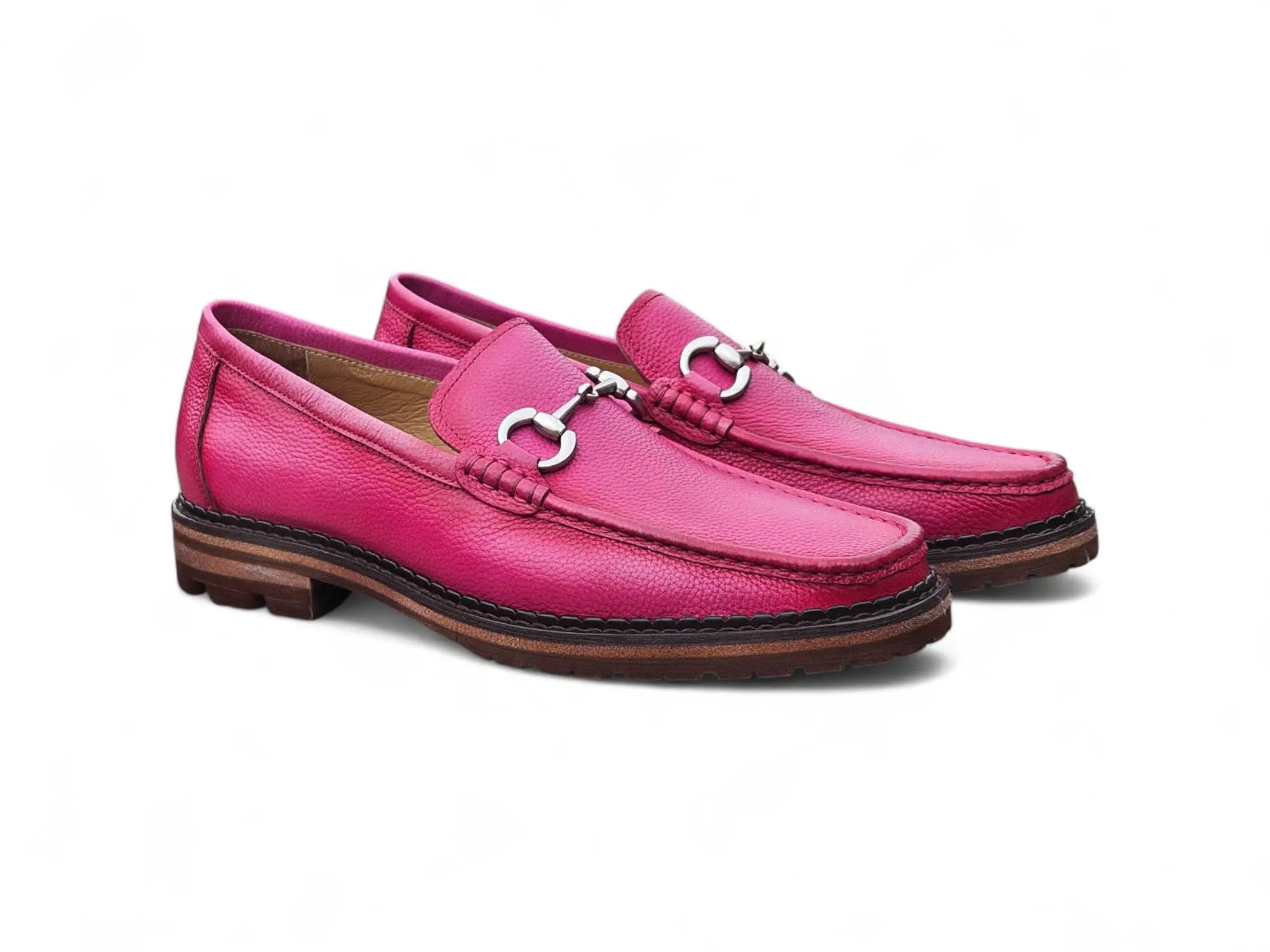 Horsebit Loafer Lug Sole Carrucci