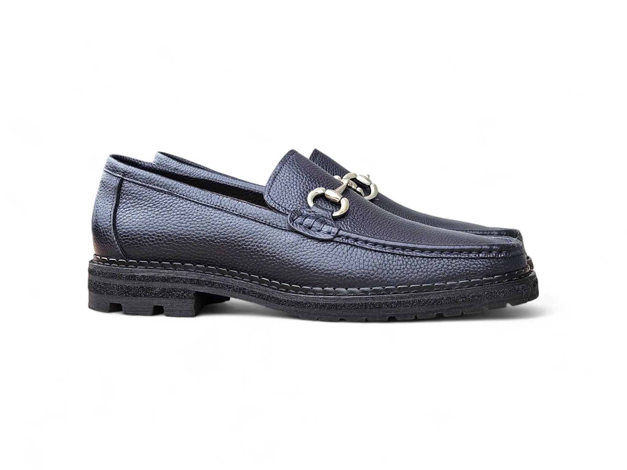 Horsebit Loafer Lug Sole Carrucci