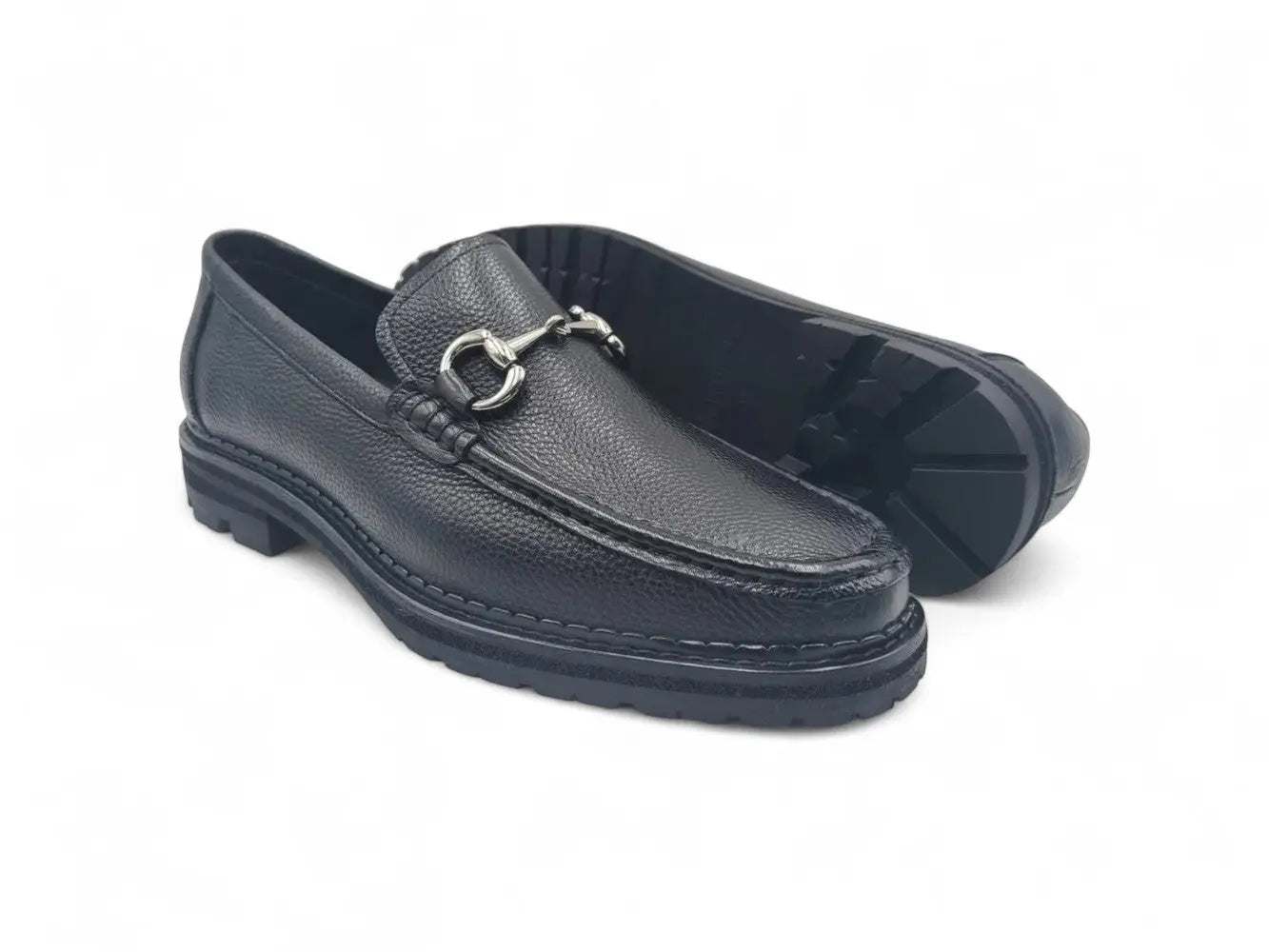 Horsebit Loafer Lug Sole Carrucci