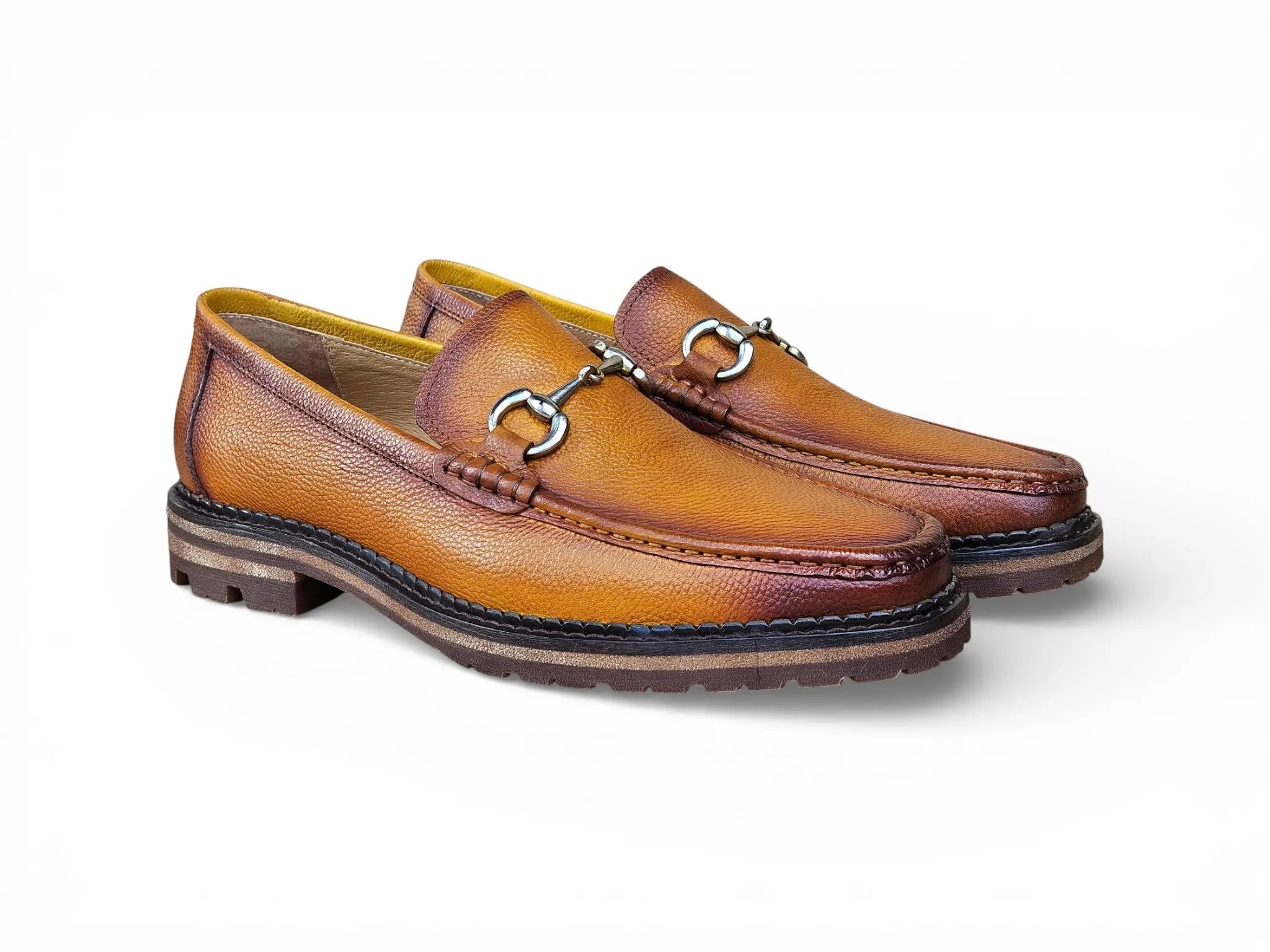 Horsebit Loafer Lug Sole Carrucci