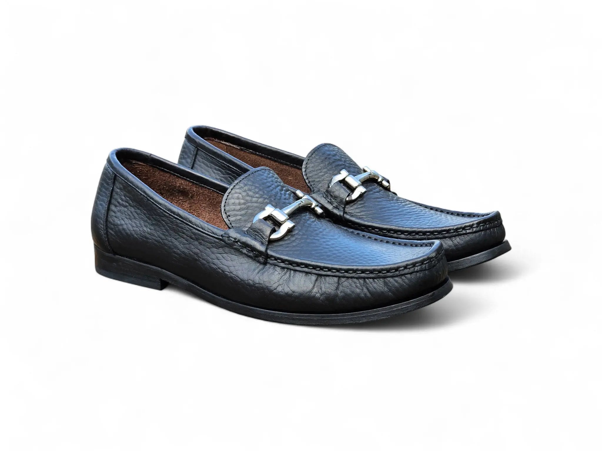 Horsebit Loafer in Leather Sole Carrucci