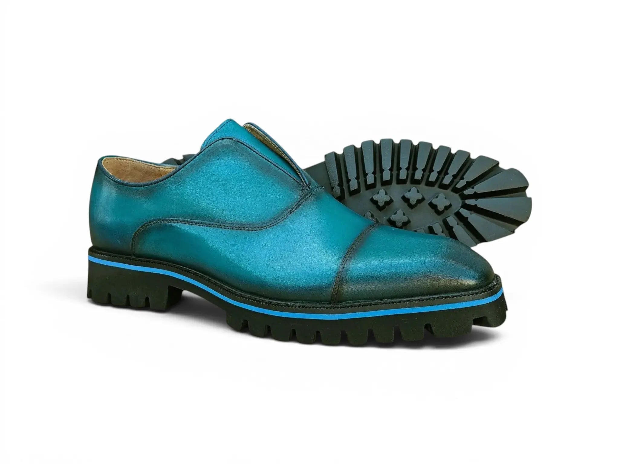 Hybrid Lug Laceless Oxford Carrucci