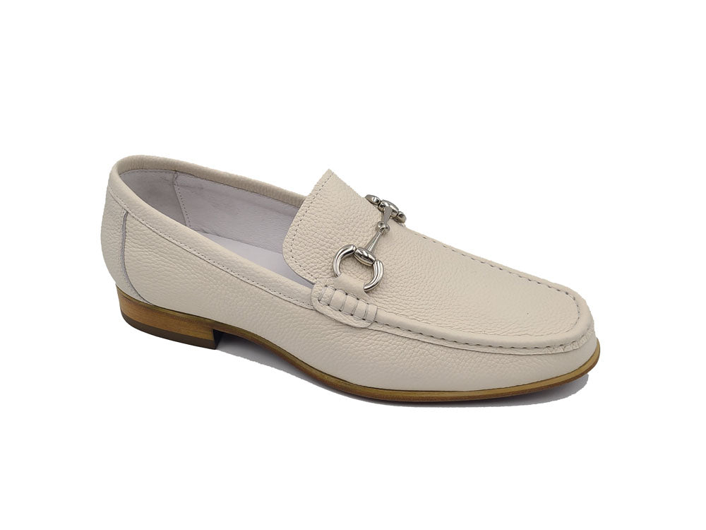 Victor Timeless Buckle Loafer in Leather Sole