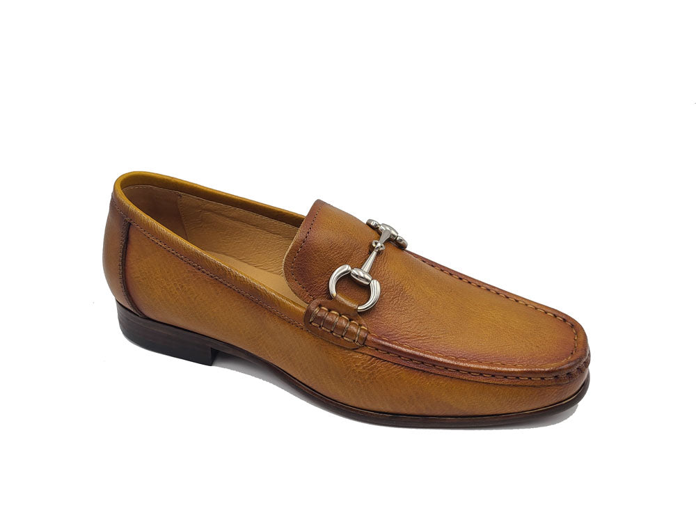 Victor Timeless Buckle Loafer in Leather Sole