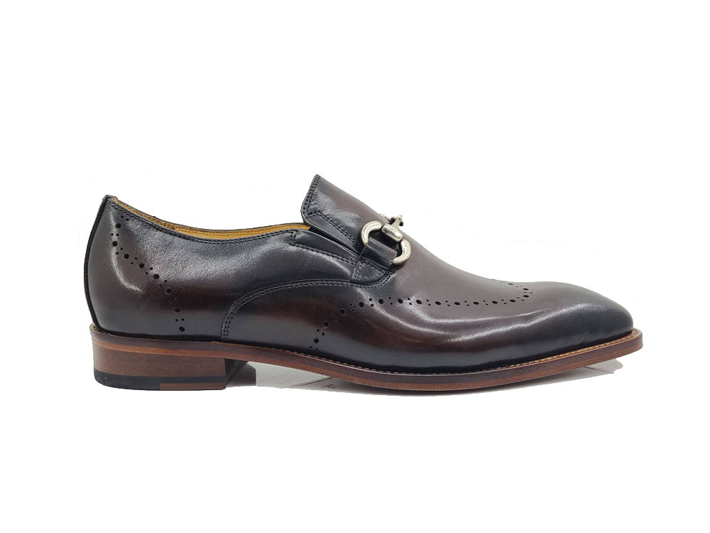Burnished Calf Skin Loafer KL901-01