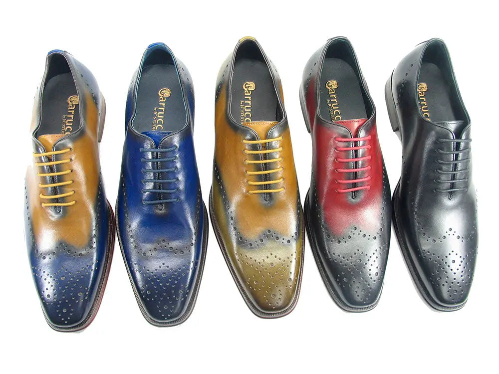 KS261-01 Carrucci Patina Calfskin Oxford Carrucci