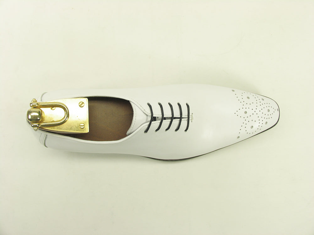 Hand Burnished Leather Wholecut Calf Oxford