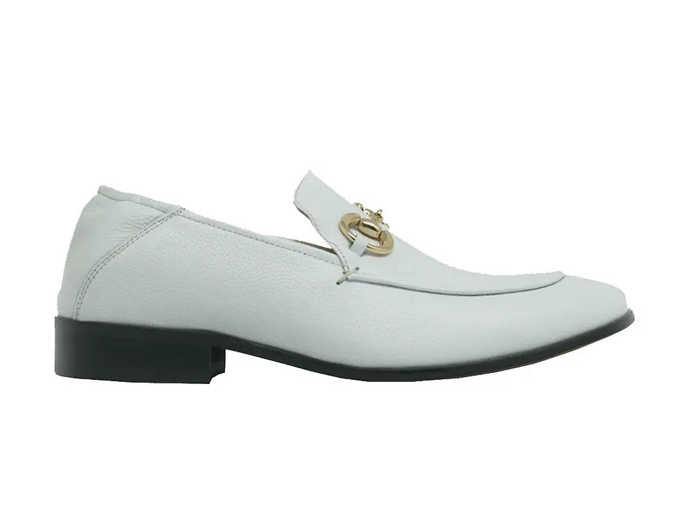KS525-305 Soft Leather Casual Buckle Loafer/Mule Carrucci