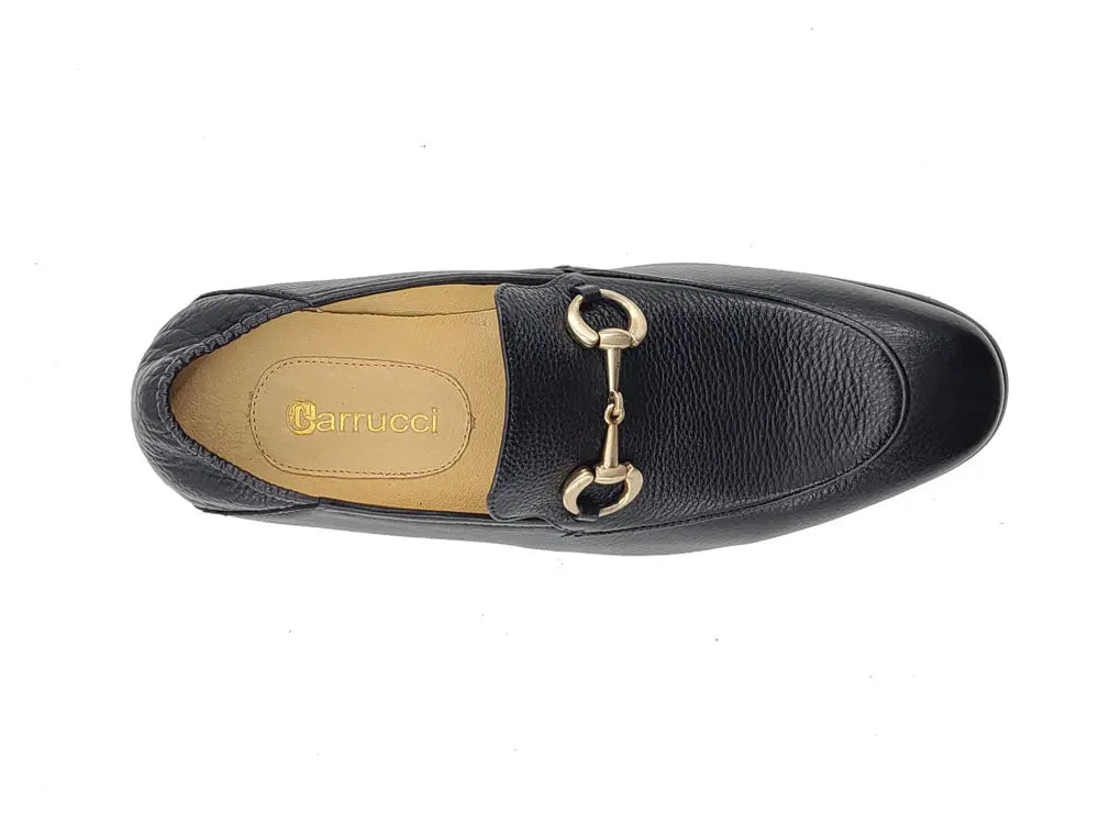 KS525-305 Soft Leather Casual Buckle Loafer/Mule Carrucci