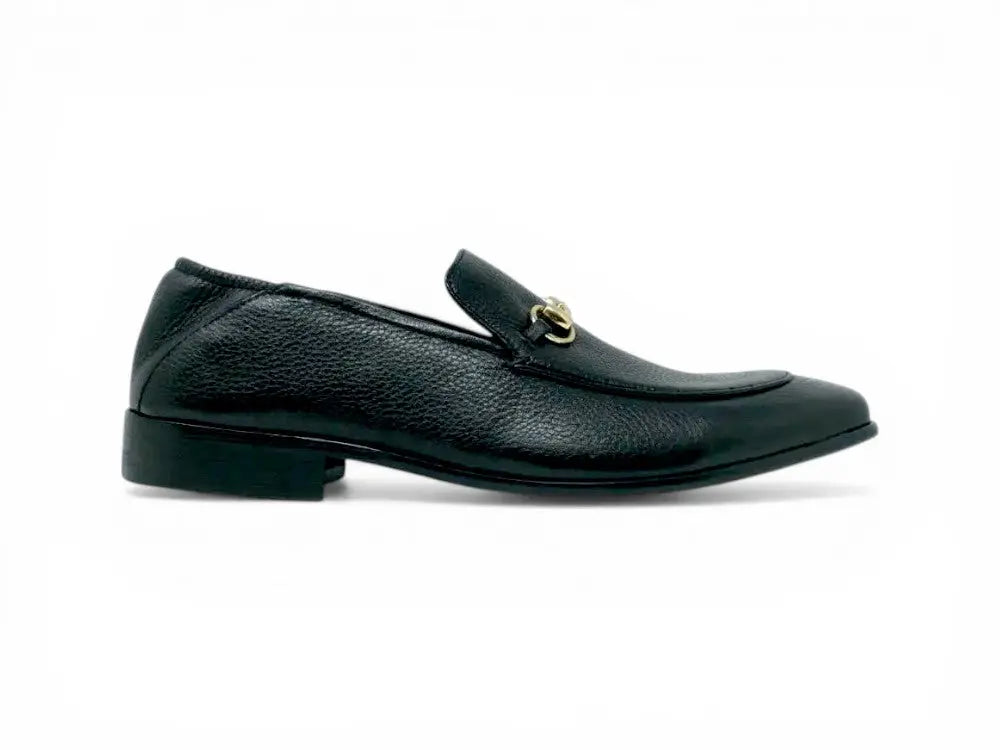 KS525-305 Soft Leather Casual Buckle Loafer/Mule Carrucci