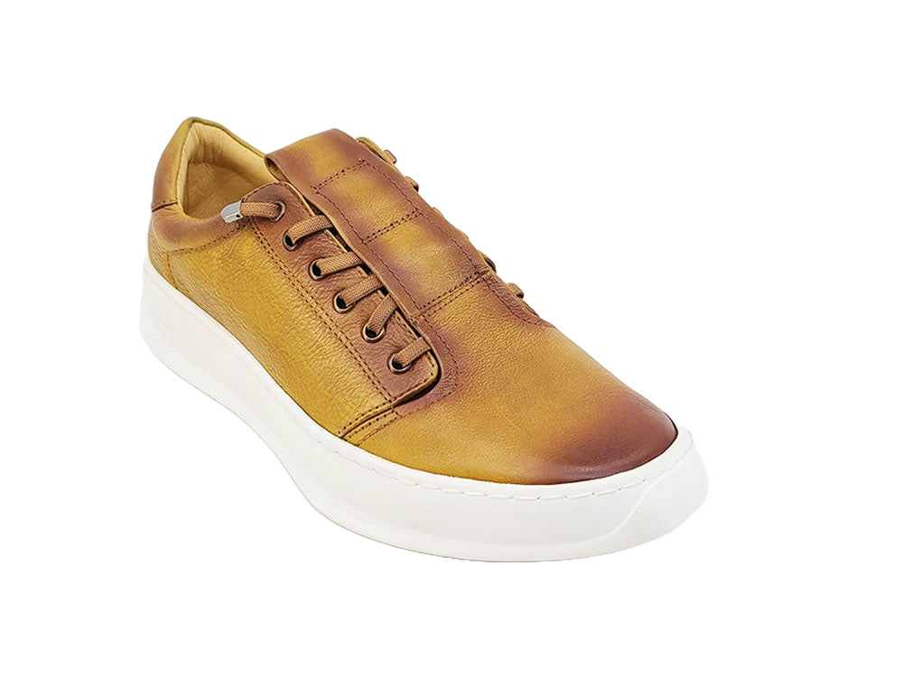 Genuine Calfskin Slip-On Sneakers