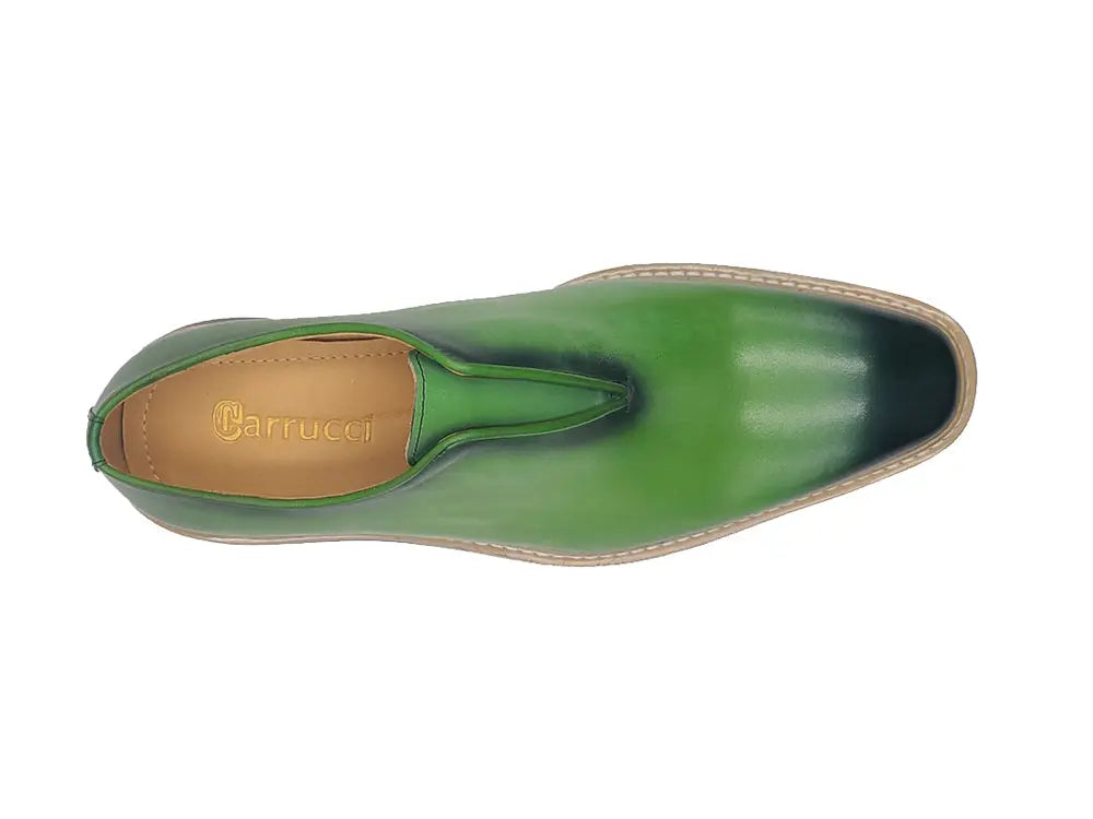 Laceless Loafer with Contrast color lightweight sole Carrucci