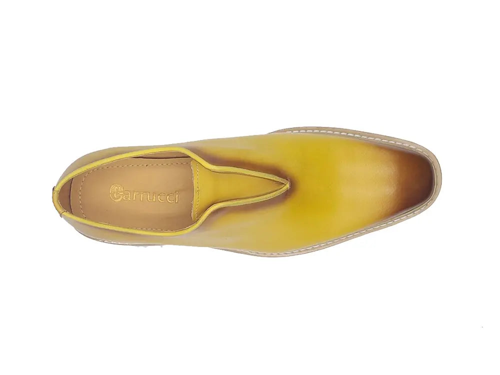 Laceless Loafer with Contrast color lightweight sole Carrucci