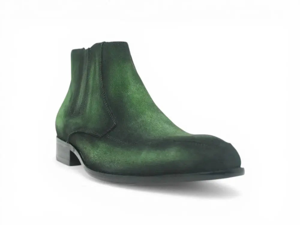 Leather Suede Chelsea Boots Carrucci