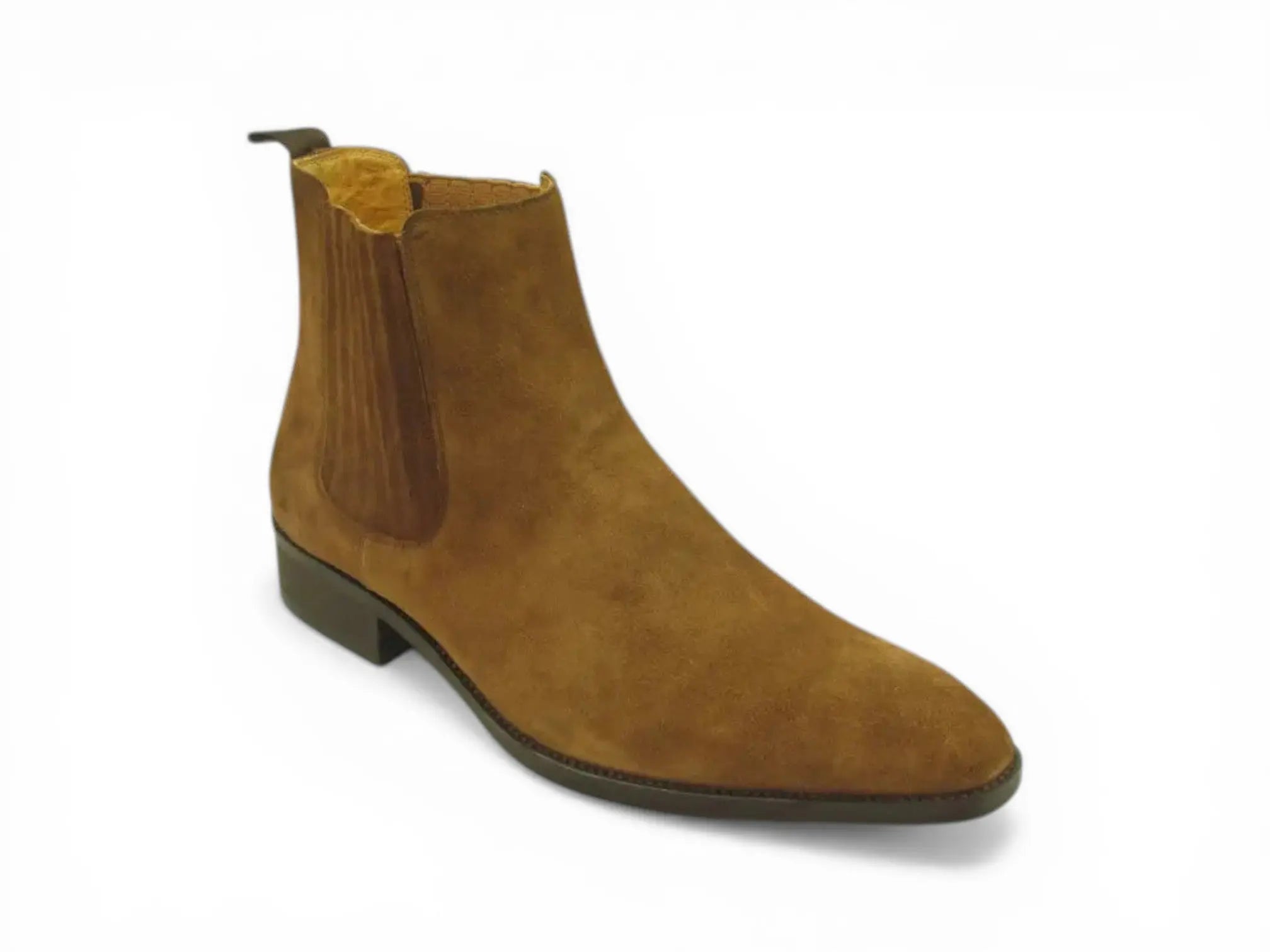 Leather Suede Chelsea Boots Carrucci