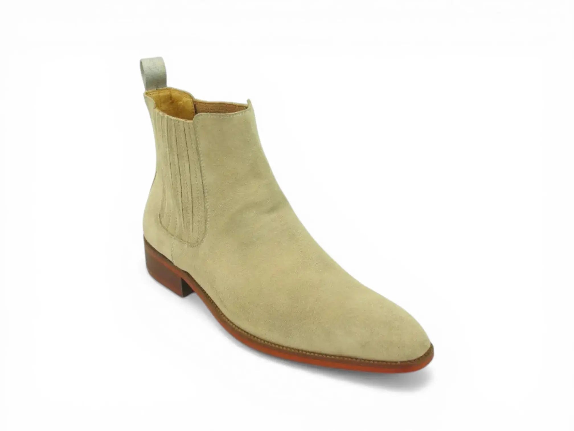 Leather Suede Chelsea Boots Carrucci