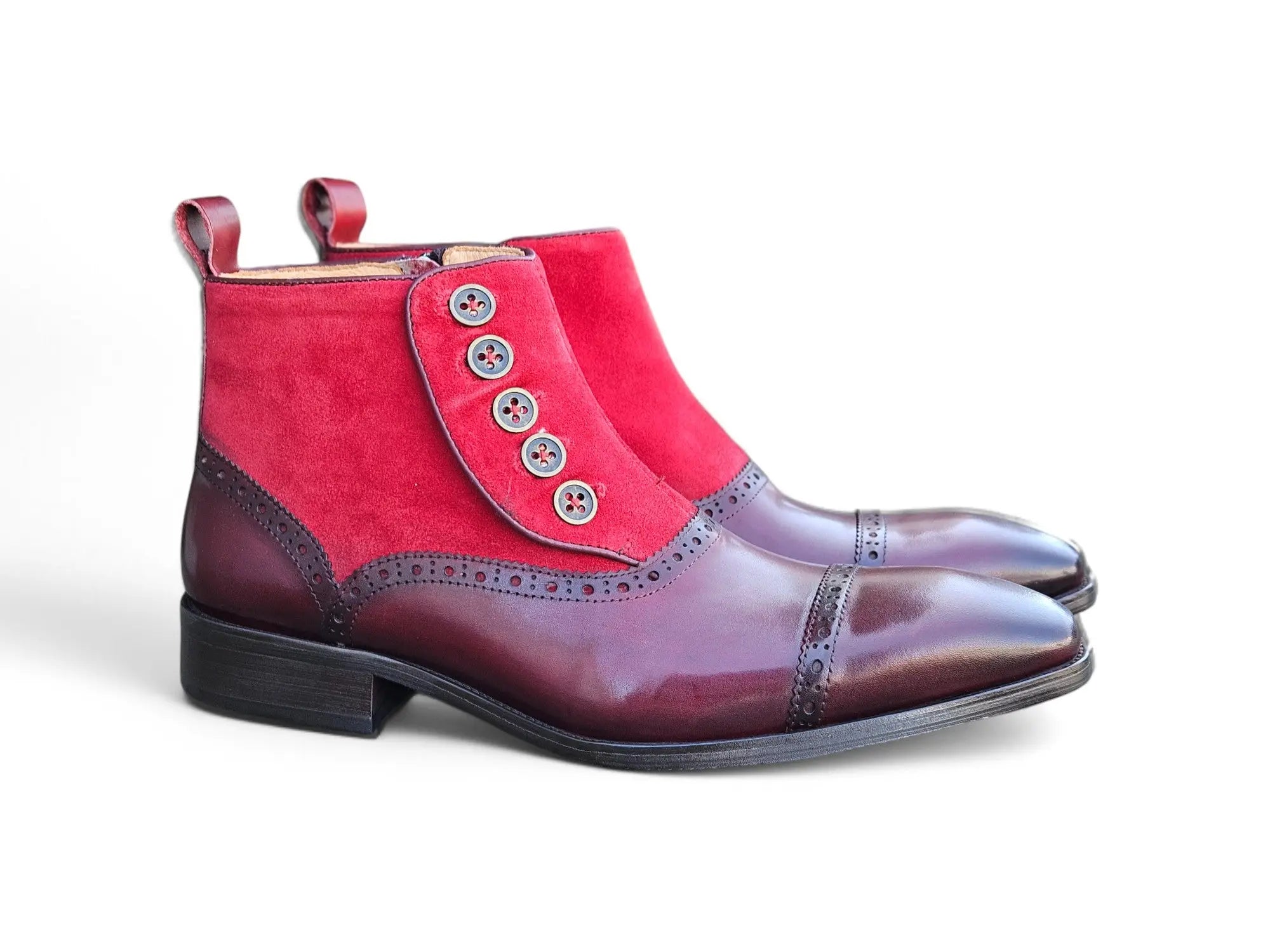 Leather & Suede Slip-On Boot Carrucci