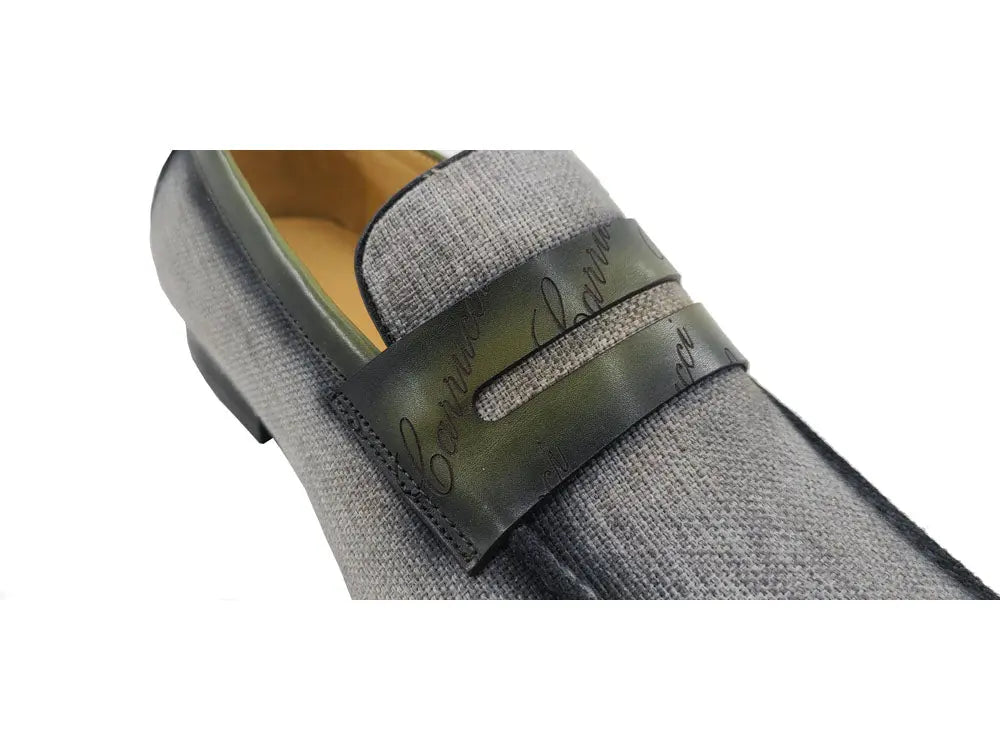 Life Style Penny Loafer W Leather Trim Carrucci