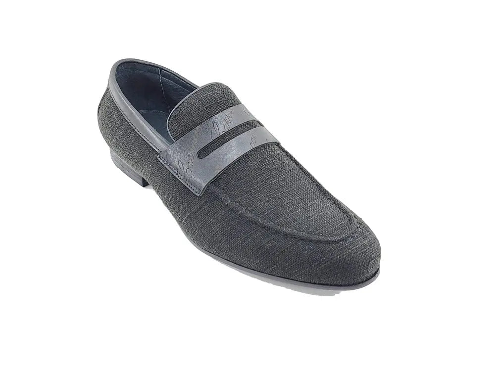 Life Style Penny Loafer W Leather Trim Carrucci