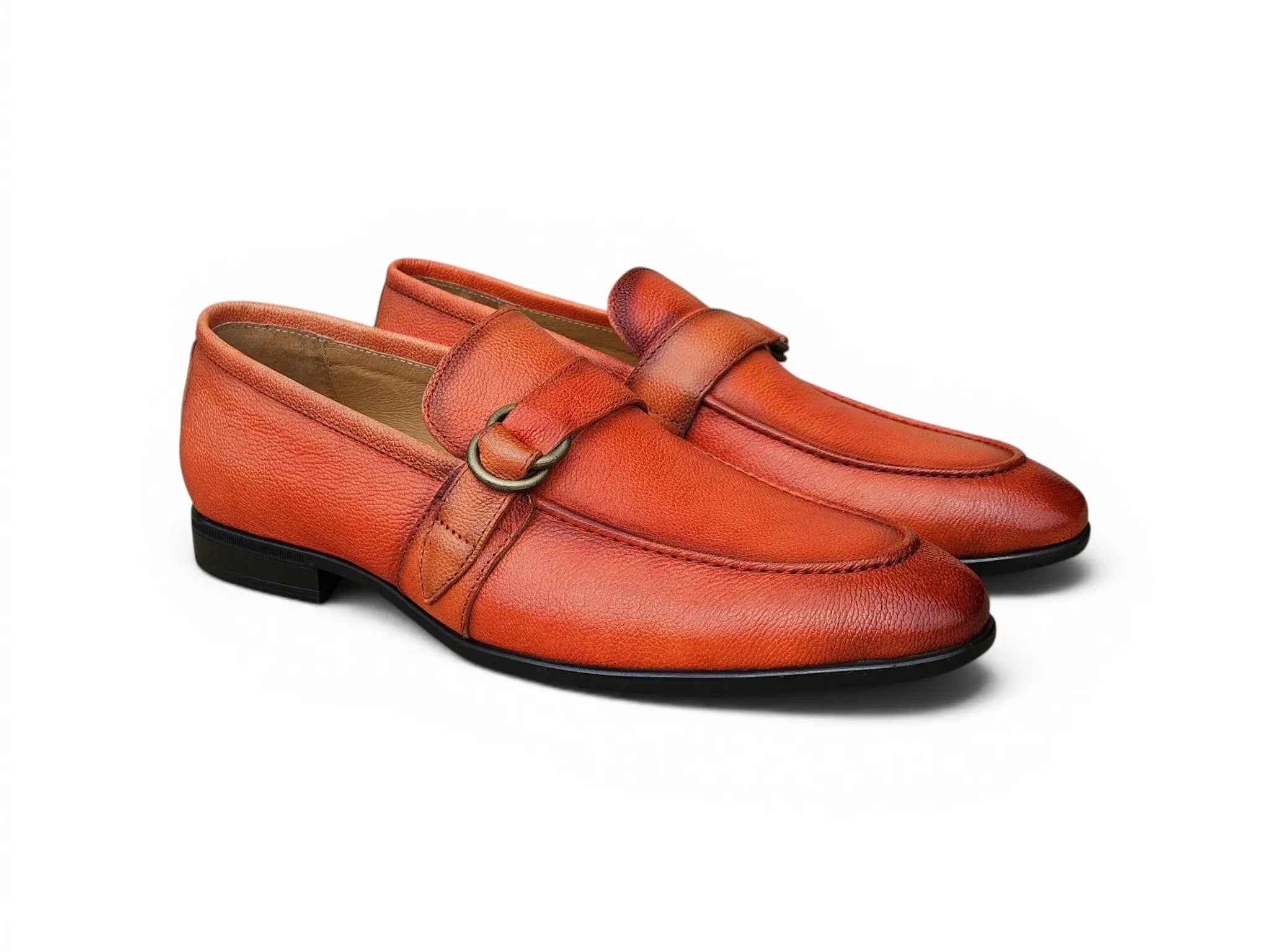 Loafer Shoes in Double D-Ring Carrucci