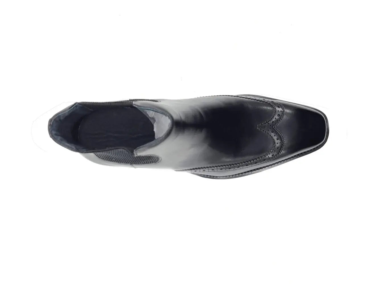 Lug Sole Chelsea Boot with Wingtip Toe Carrucci