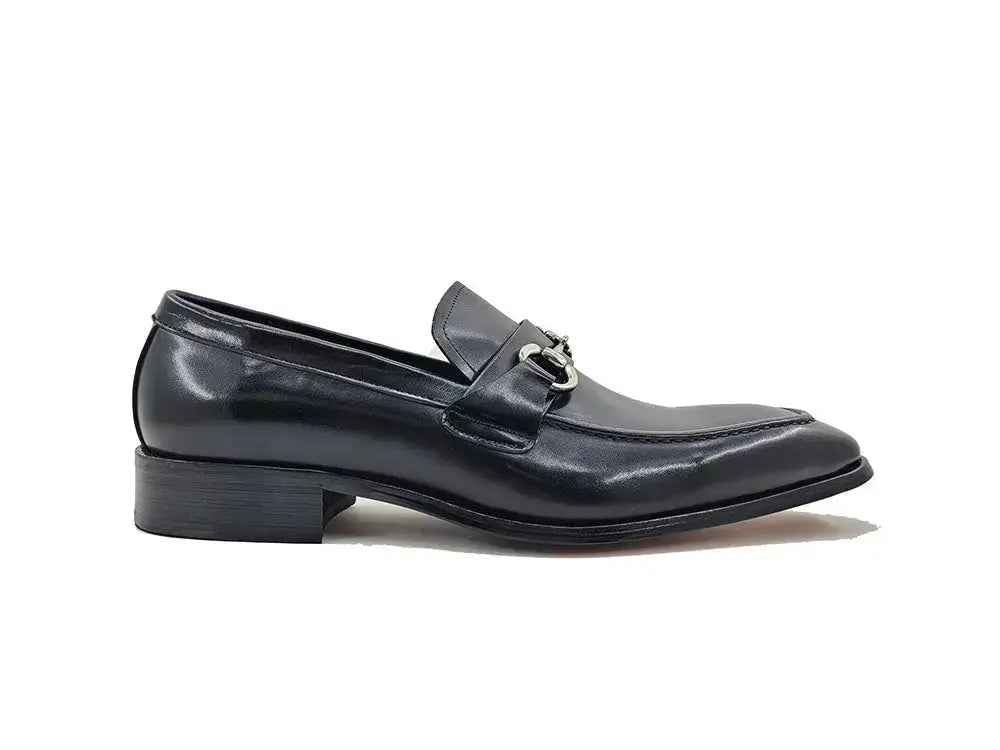 Men's Burnished Signature Buckle Loafer Carrucci
