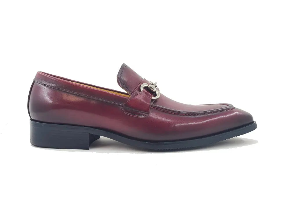 Men's Burnished Signature Buckle Loafer Carrucci