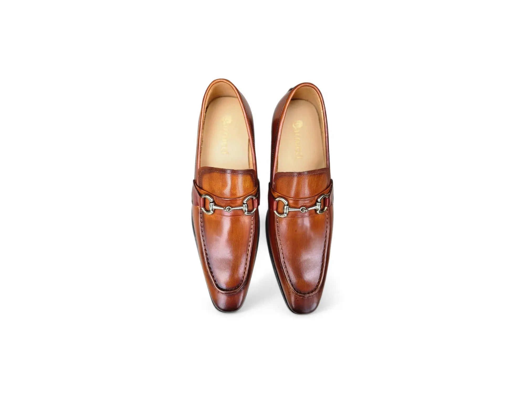 Men's Burnished Signature Buckle Loafer Carrucci