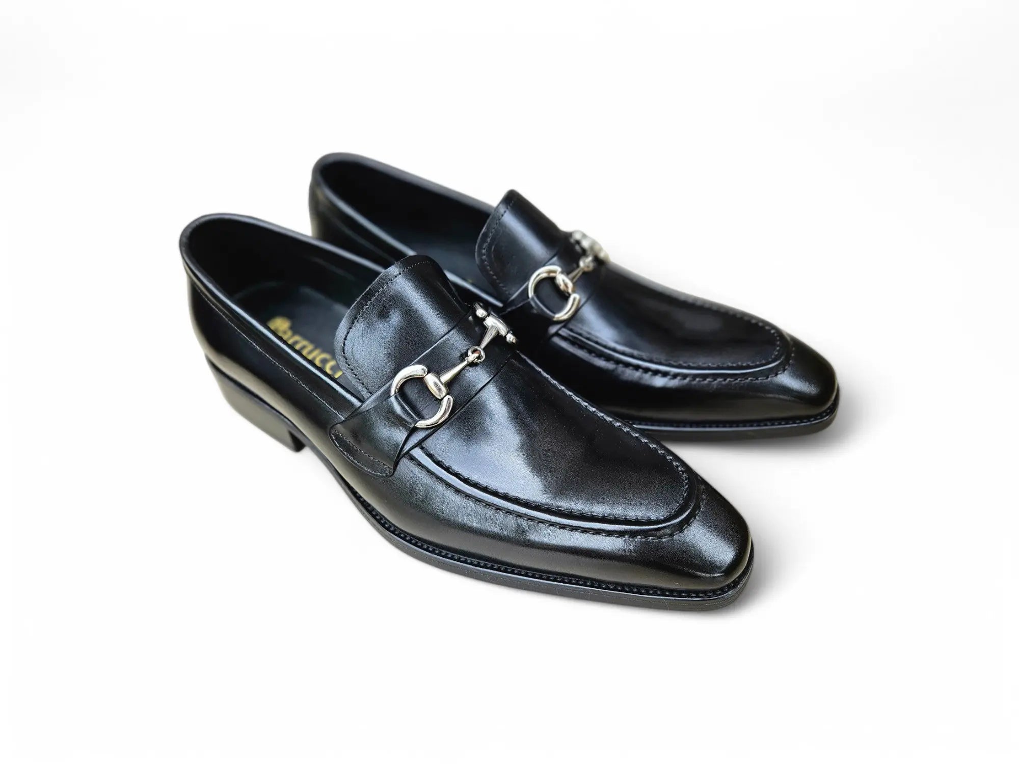 Men's Burnished Signature Buckle Loafer Carrucci