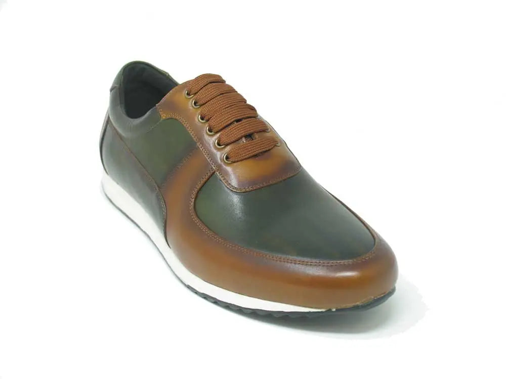 Men's Calfskin Leather Sneaker Carrucci