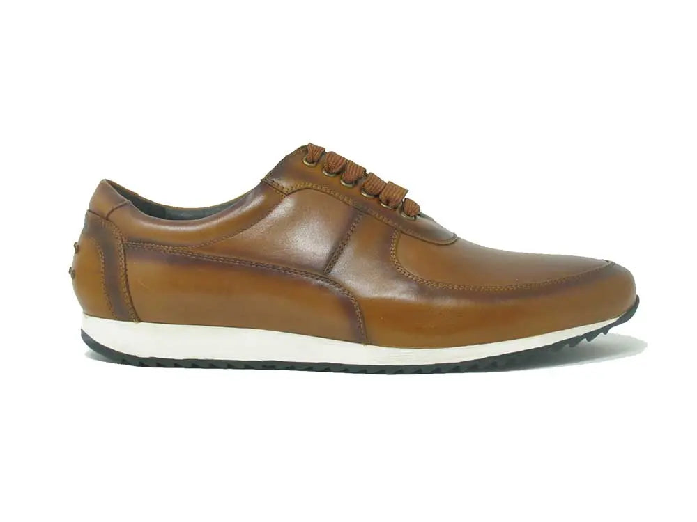 Men's Calfskin Leather Sneaker Carrucci