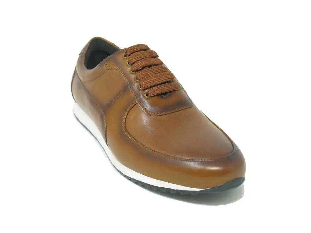 Men's Calfskin Leather Sneaker Carrucci