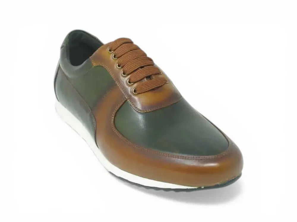Men's Calfskin Leather Sneaker Carrucci