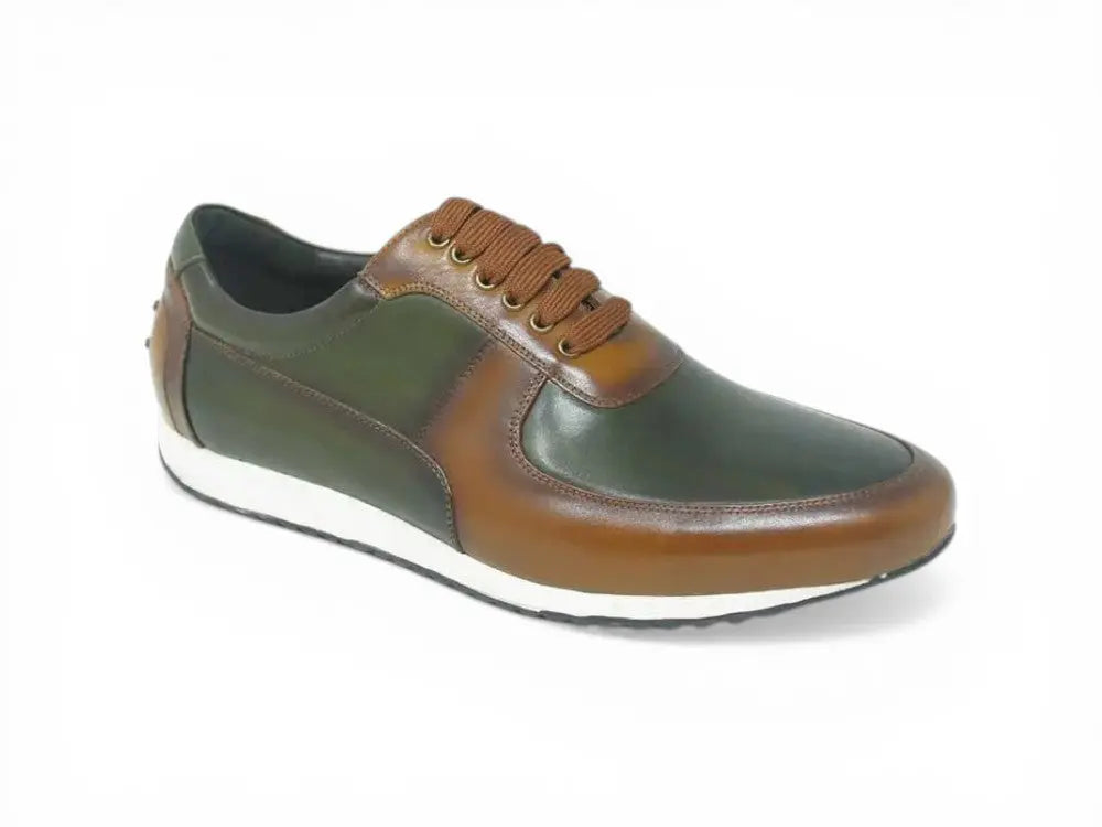 Men's Calfskin Leather Sneaker Carrucci
