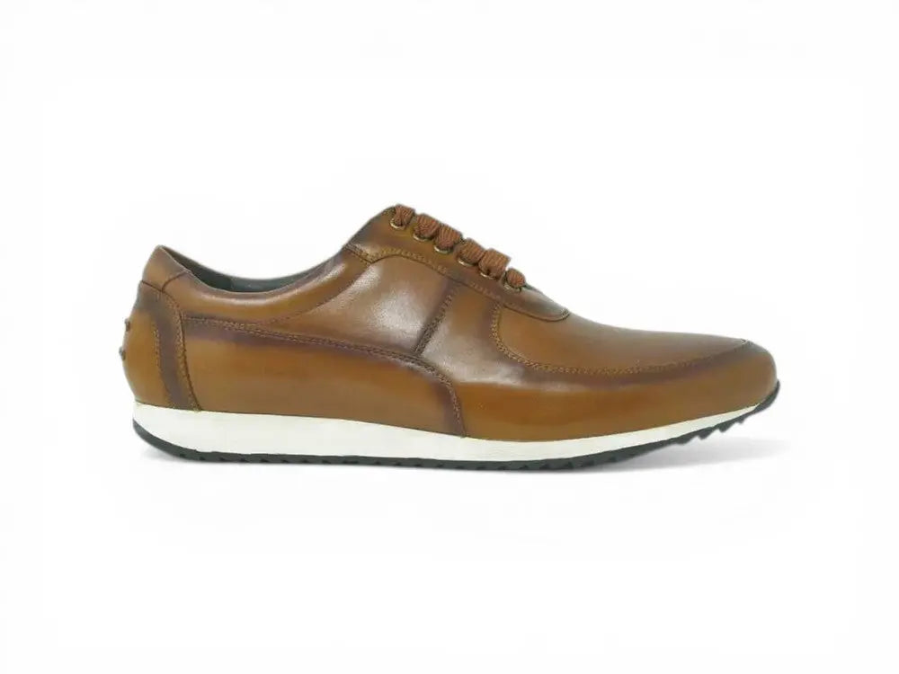 Men's Calfskin Leather Sneaker Carrucci